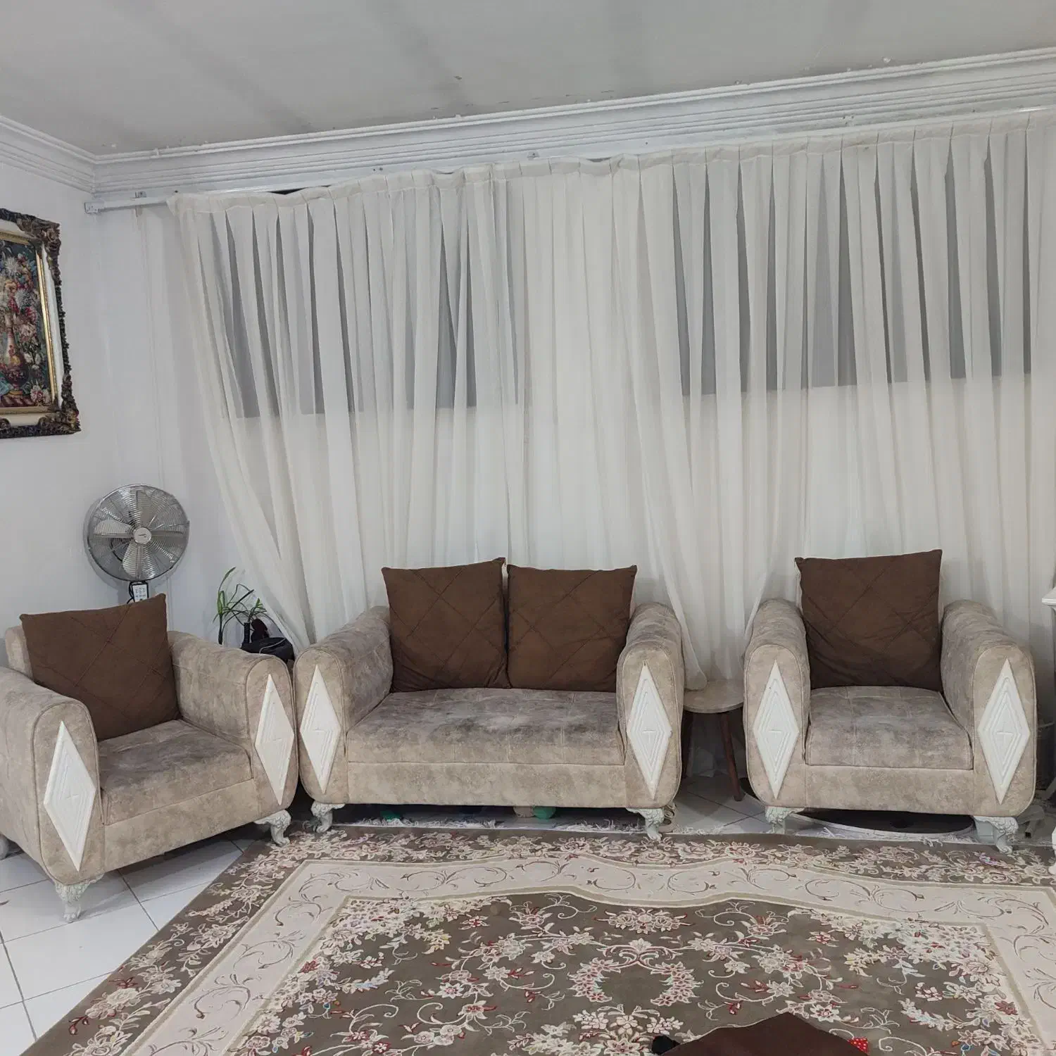 مبل نیم ست|مبلمان خانگی و میز عسلی|مشهد, کوی المهدی|دیوار