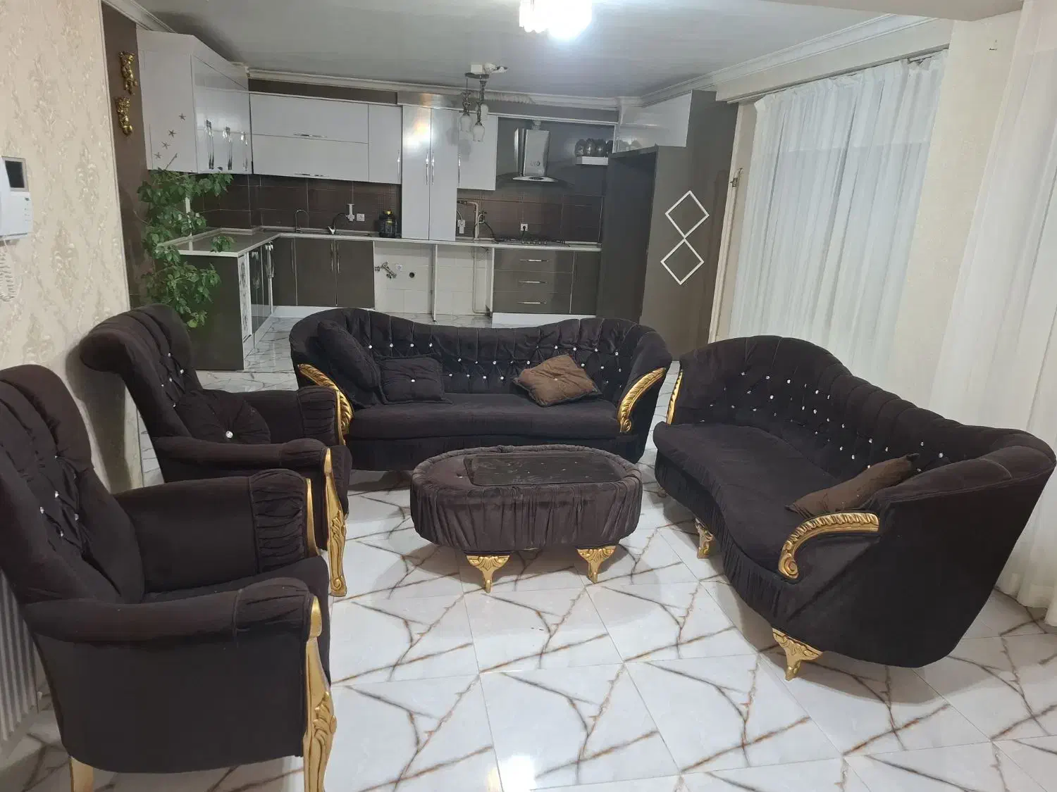 مبل هشت نفره|مبلمان خانگی و میز عسلی|سهند, |دیوار