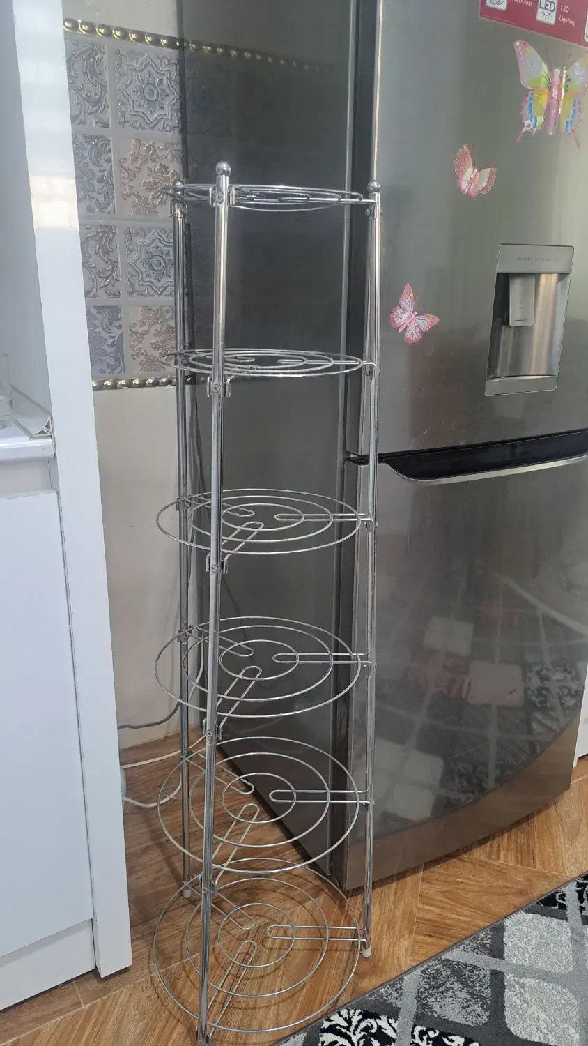 پایه قابلمه استیل|آبچکان و نظمدهنده ظروف|قوچان, |دیوار