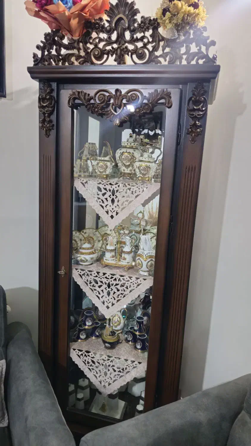 ویترین چوبی ،بوفه|بوفه، ویترین، کنسول|گلپایگان, |دیوار