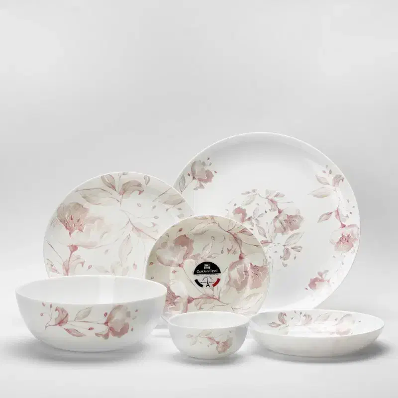 آرکوپال ۲۶ پارچه مرینوس صورتی گلدن اوپال|ظروف سرو و پذیرایی|فردیس, شهرک ارم|دیوار