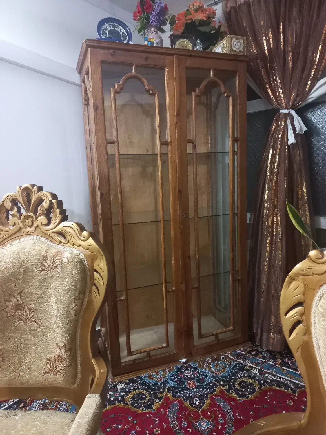 بوفه چوبی ۱۹۰×۹۶|بوفه، ویترین، کنسول|ساری, |دیوار