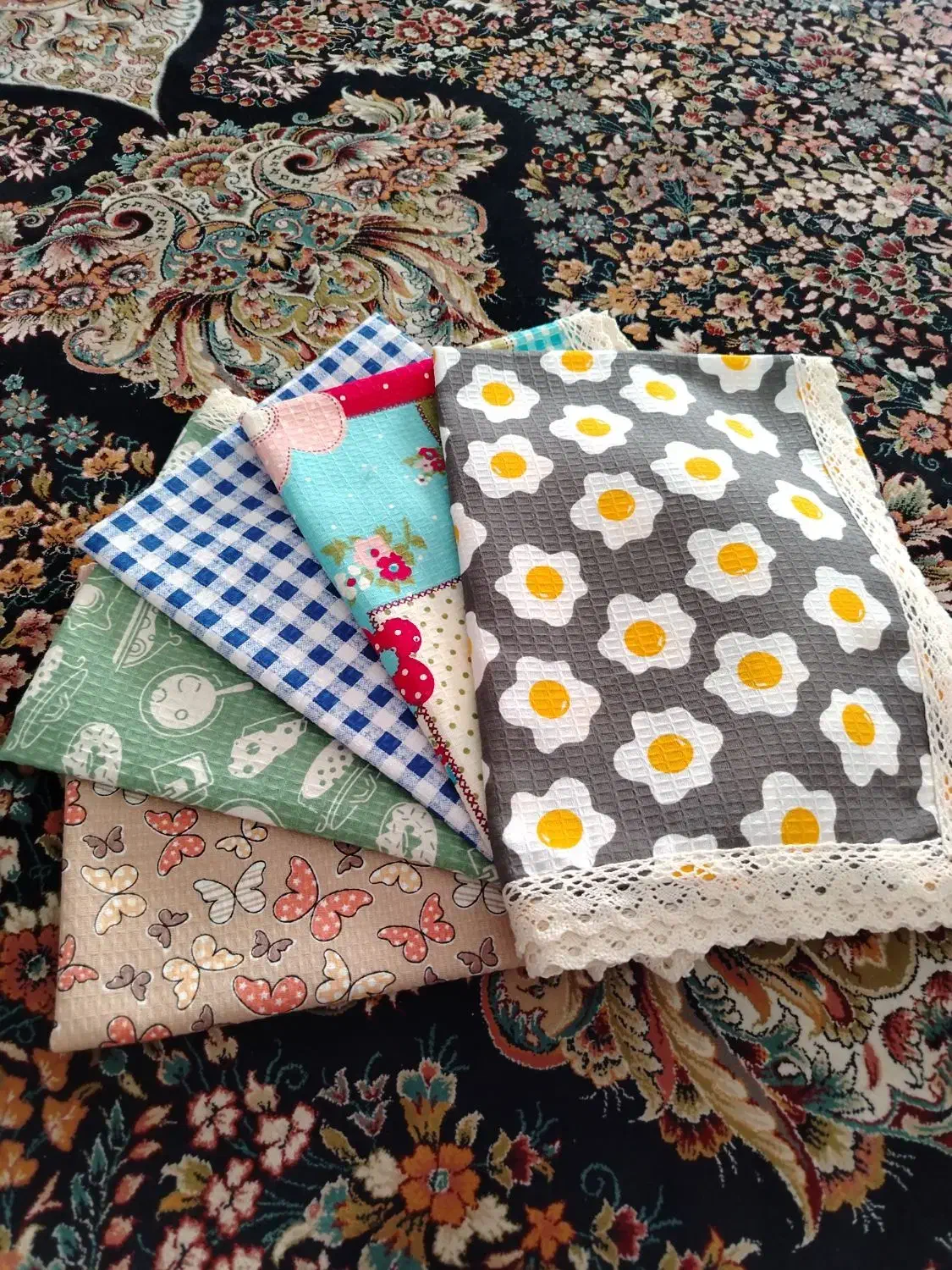 سفره پارچه ای|سفره، حوله، دستمال آشپزخانه|قم, کیوانفر|دیوار