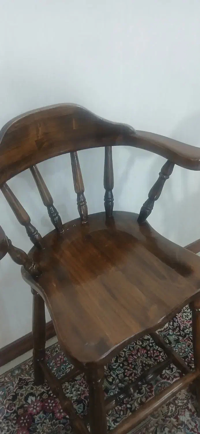 صندلی تمام چوب راش کانتر|میز و صندلی غذاخوری|میانه, |دیوار