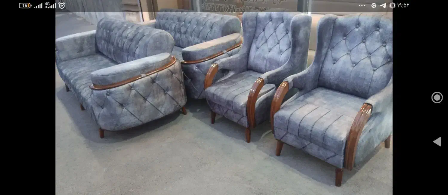 مبل راحتی چستر.   تعویض با مبلمان کهنه. کد اگهی99|مبلمان خانگی و میز عسلی|تبریز, |دیوار
