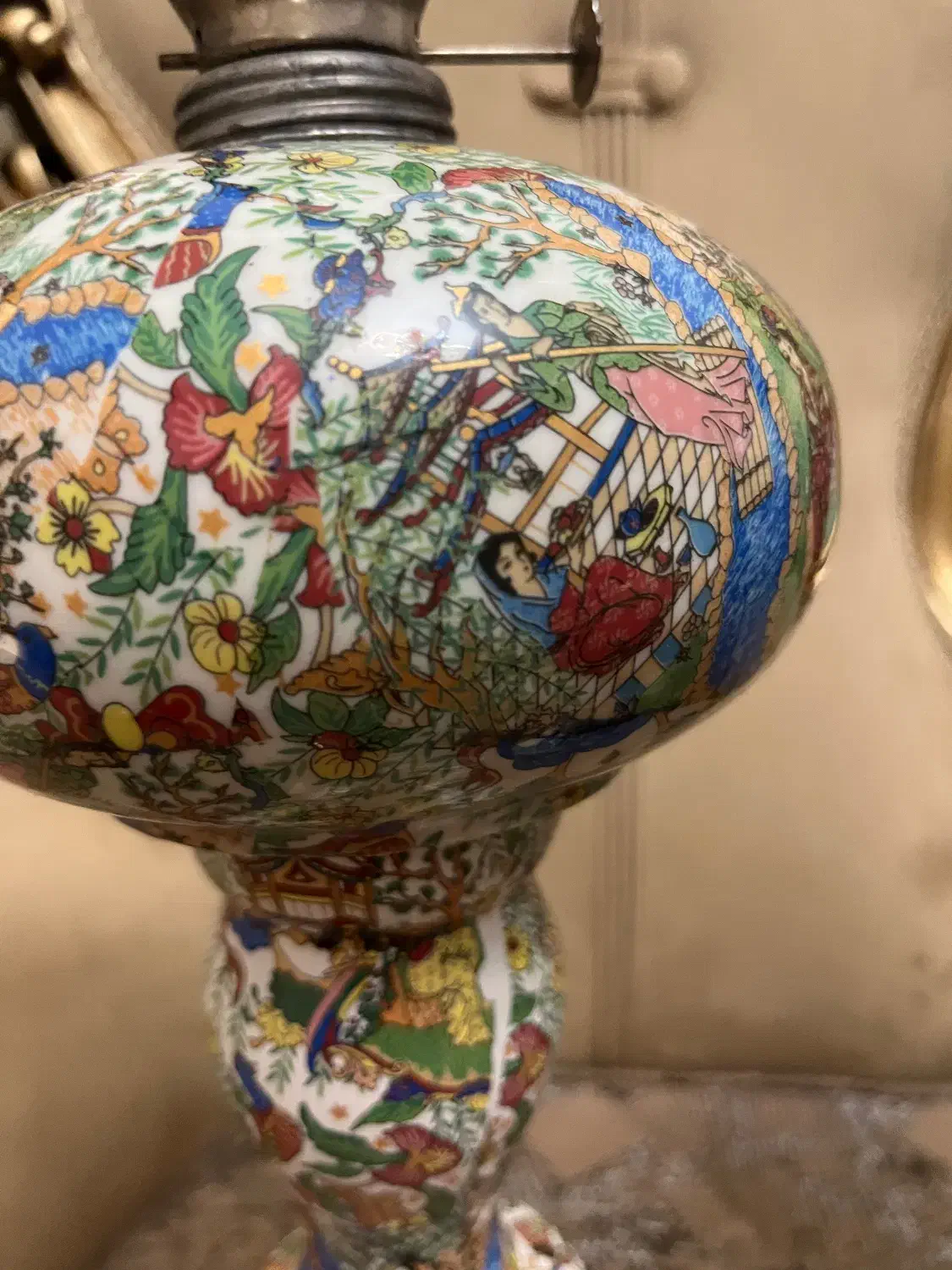 شمعدان اصل ژاپن|کلکسیون اشیاء عتیقه|اهر, |دیوار