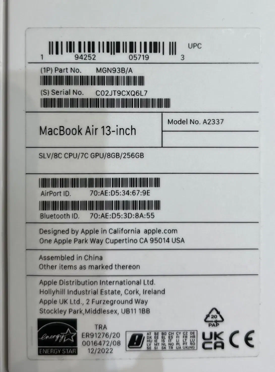 مک‌بوک ایر۱۳ اینجM1|رایانه همراه|کرمانشاه, |دیوار