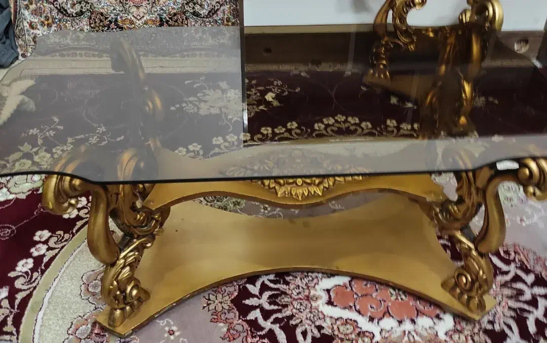 مبل کلاسیک با جلو مبلی و عسلی|مبلمان خانگی و میز عسلی|محمدیه-قزوین, |دیوار