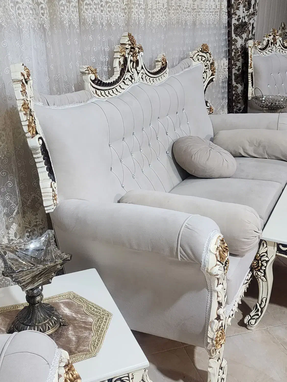 مبل و میز غذا خوری ست|مبلمان خانگی و میز عسلی|تاکستان, |دیوار