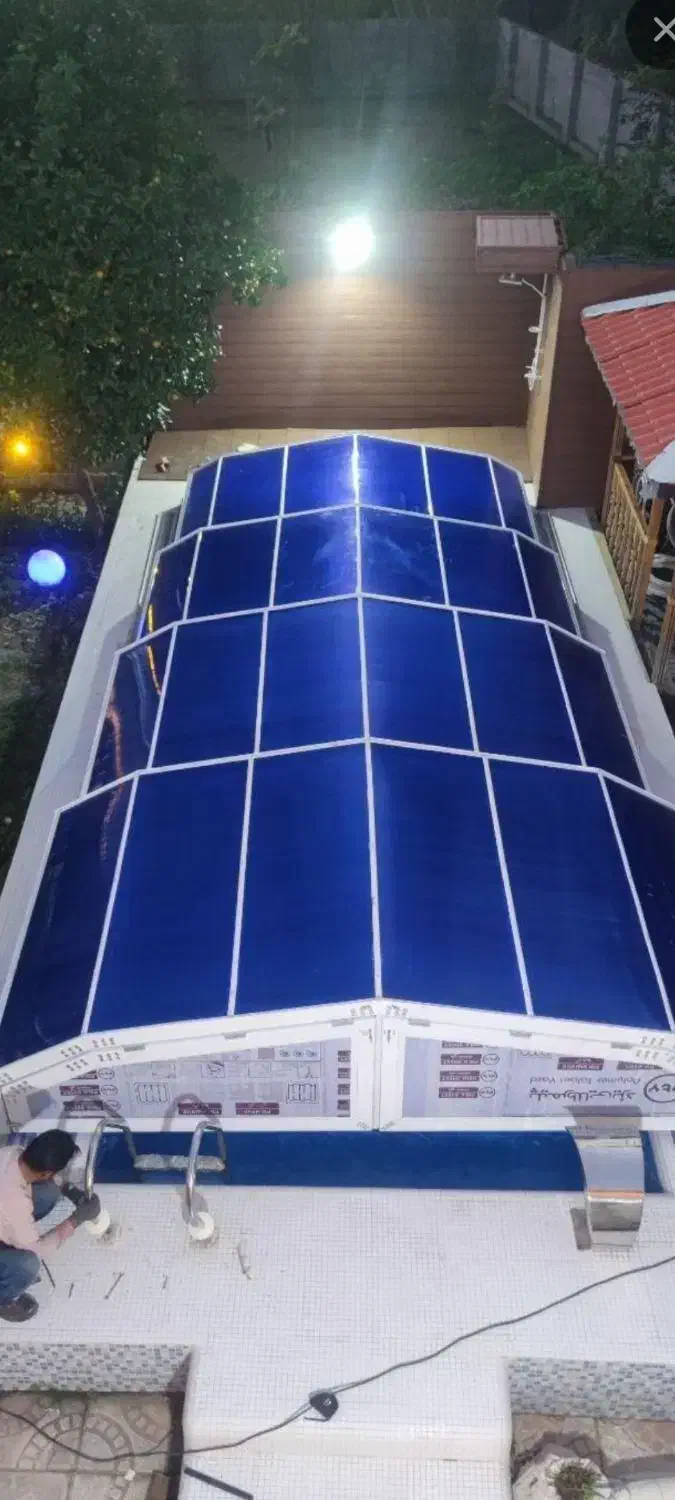 سایبان متحرک استخر|مصالح و تجهیزات ساختمان|کرج, بازار آهن|دیوار