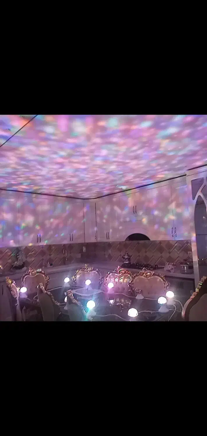 رقص نور دیسکویی۶وات|ریسه و چراغ تزئینی|خوی, |دیوار