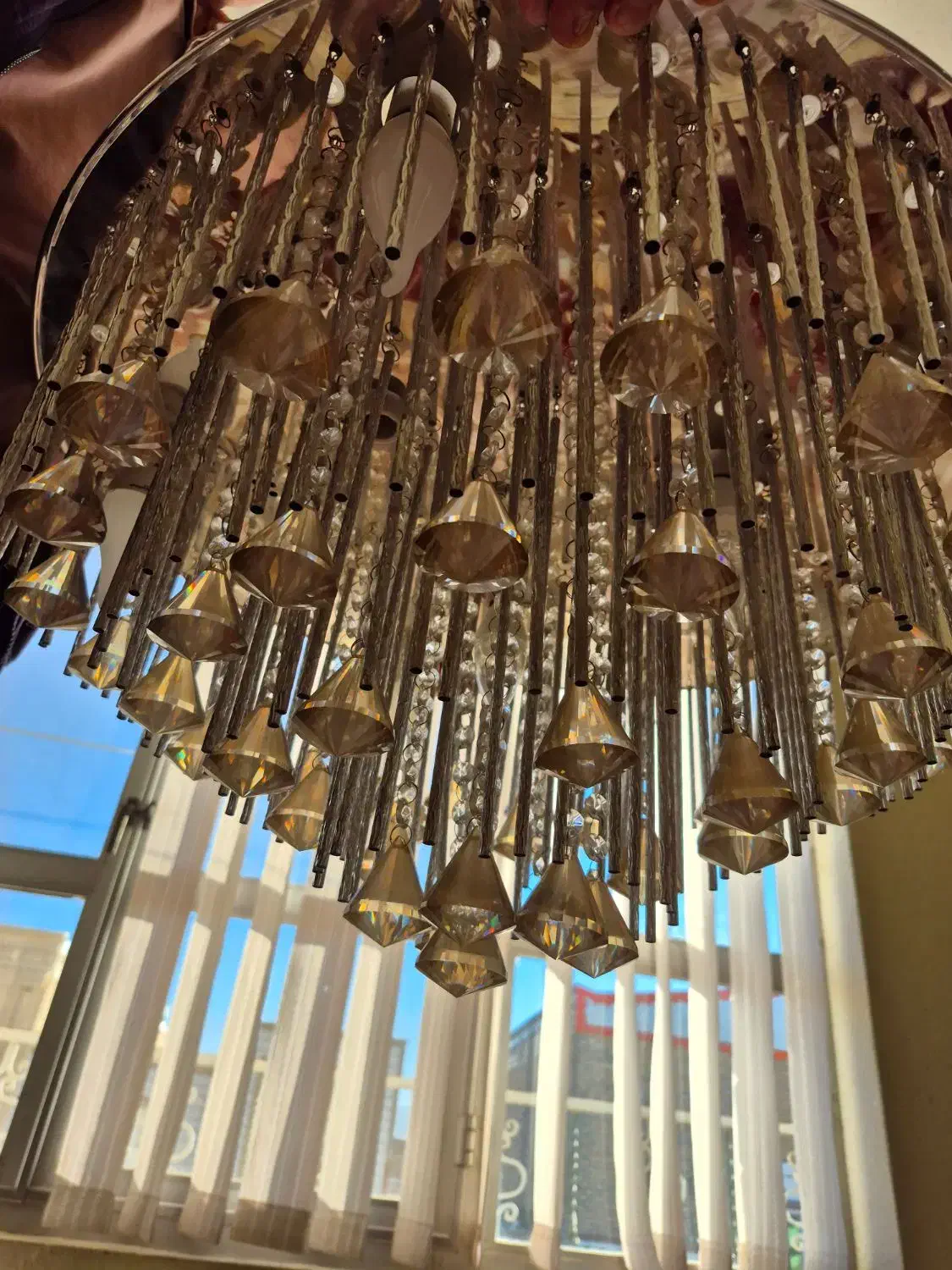 ۴ عدد لوستر|لوستر و چراغ آویز|اهر, |دیوار