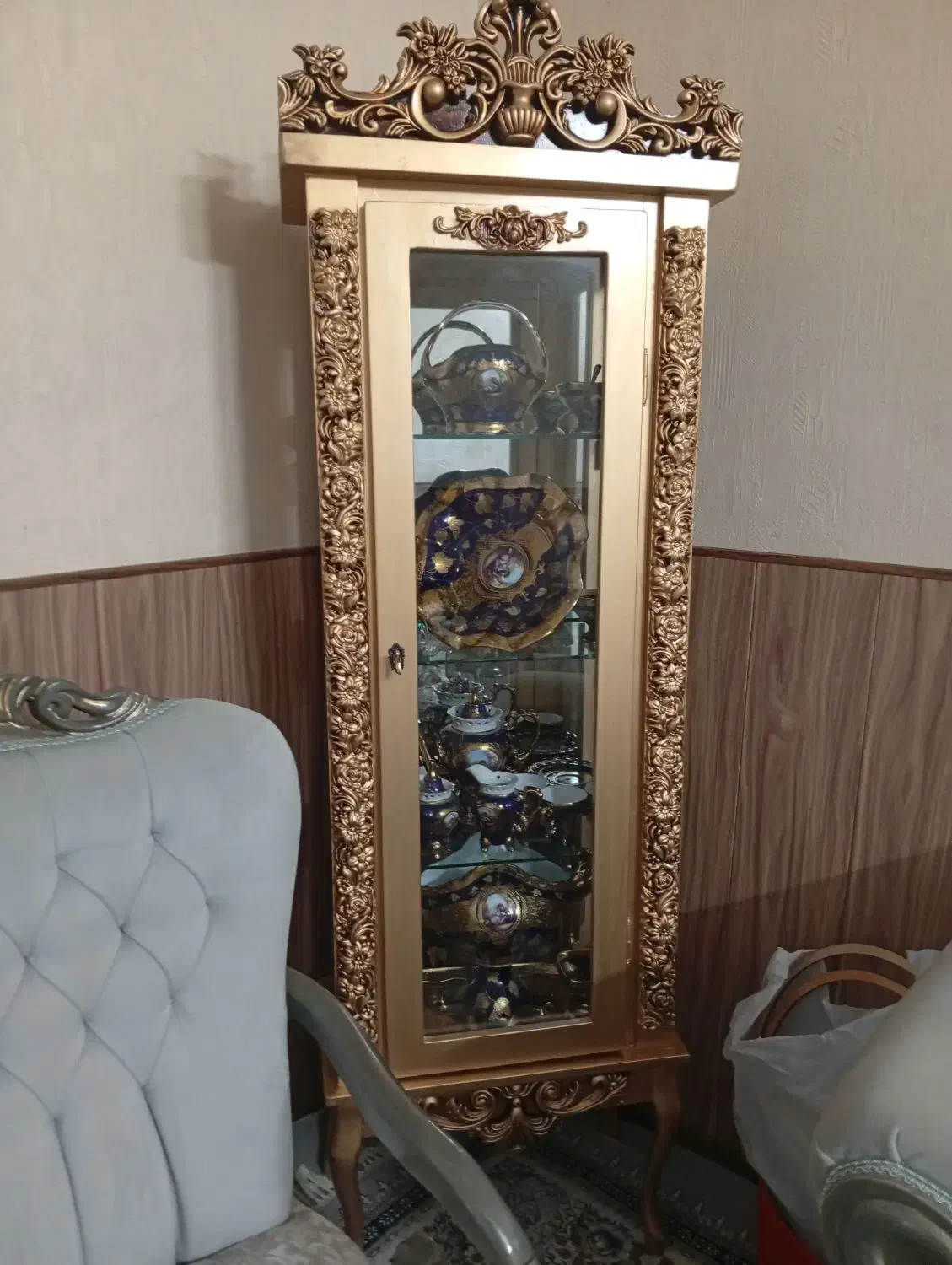 گنجه|بوفه، ویترین، کنسول|مشهد, مقدم|دیوار