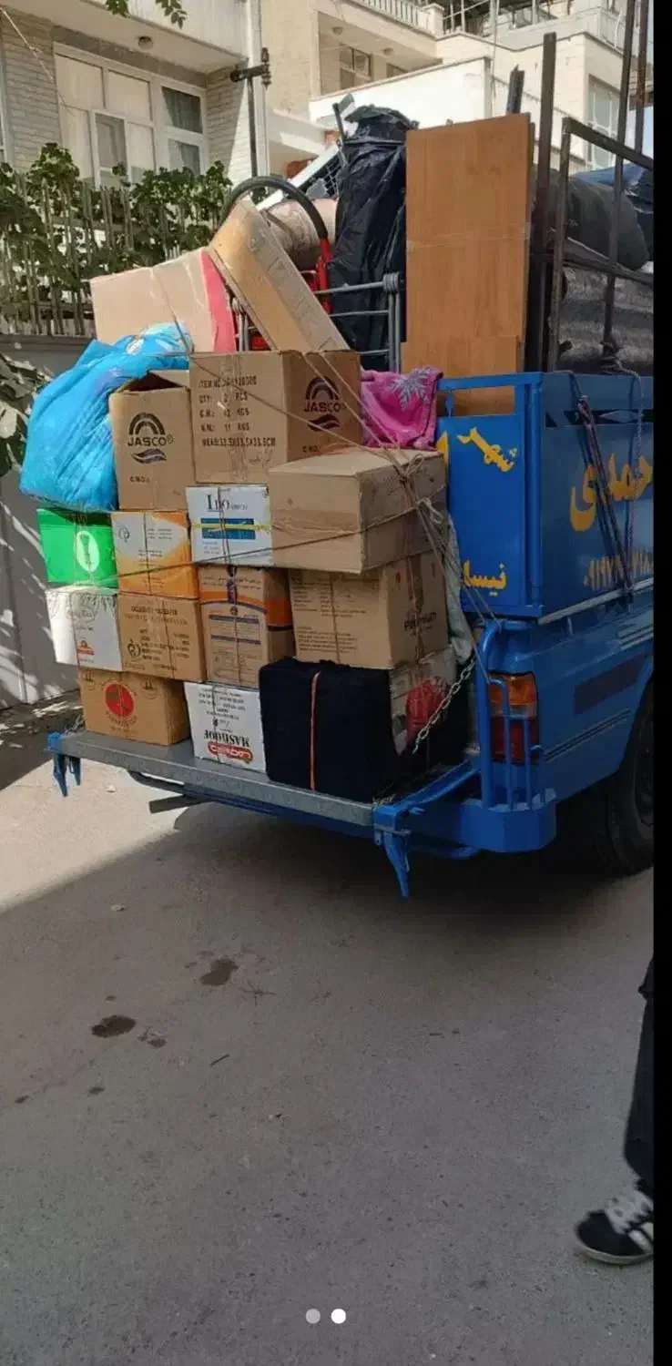 حمل بار باربری حمل اثاثیه منزل نیسان بار با کارگر|خدمات حمل و نقل|قم, پردیسان|دیوار