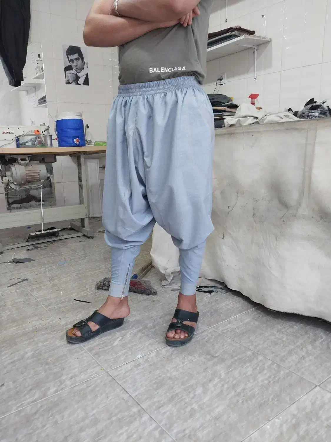 شلوار کردی|لباس|زرین دشت (فارس), |دیوار