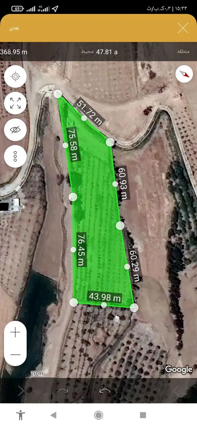 باغ فروشی ـ  روستای ویهج|فروش زمین و ملک کلنگی|قروه, |دیوار