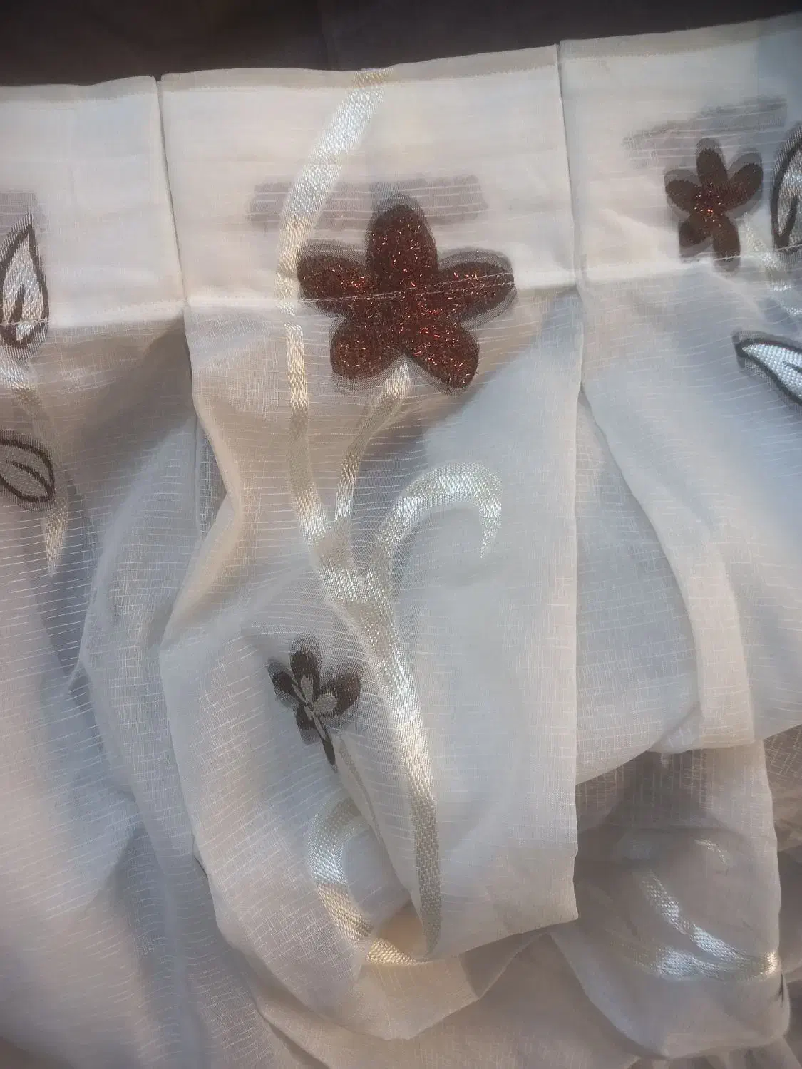 پرده حریر ترک|پرده، رانر، رومیزی|تهران, امام زاده عبدالله|دیوار