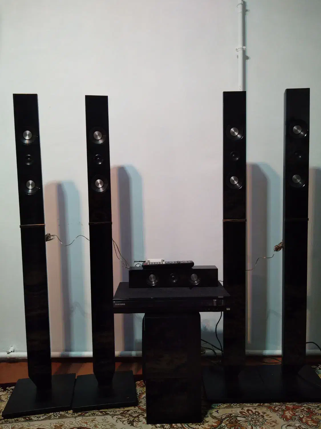 سینمای خانگی سام سونگ 1000 وات|سیستم صوتی خانگی|باسمنج, |دیوار