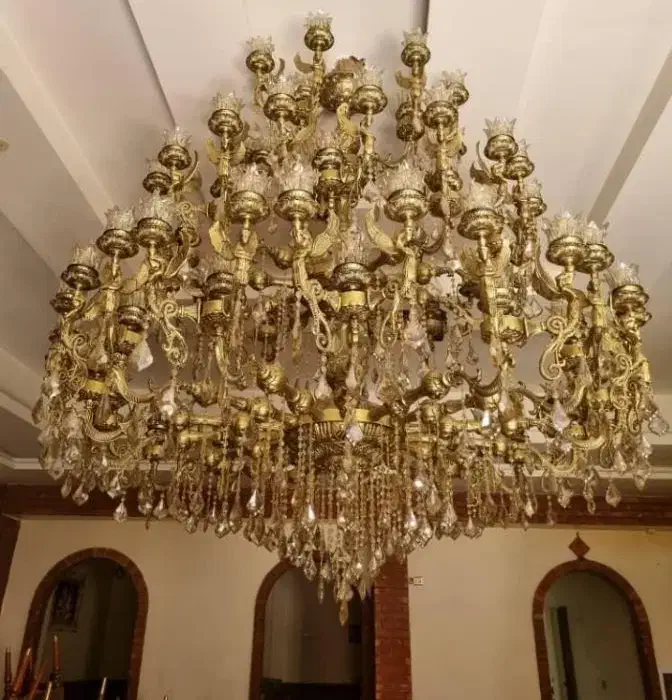 لوستر از شاخه ای ۸۰۰ت برنزی|لوستر و چراغ آویز|کرج, حصارک پایین|دیوار