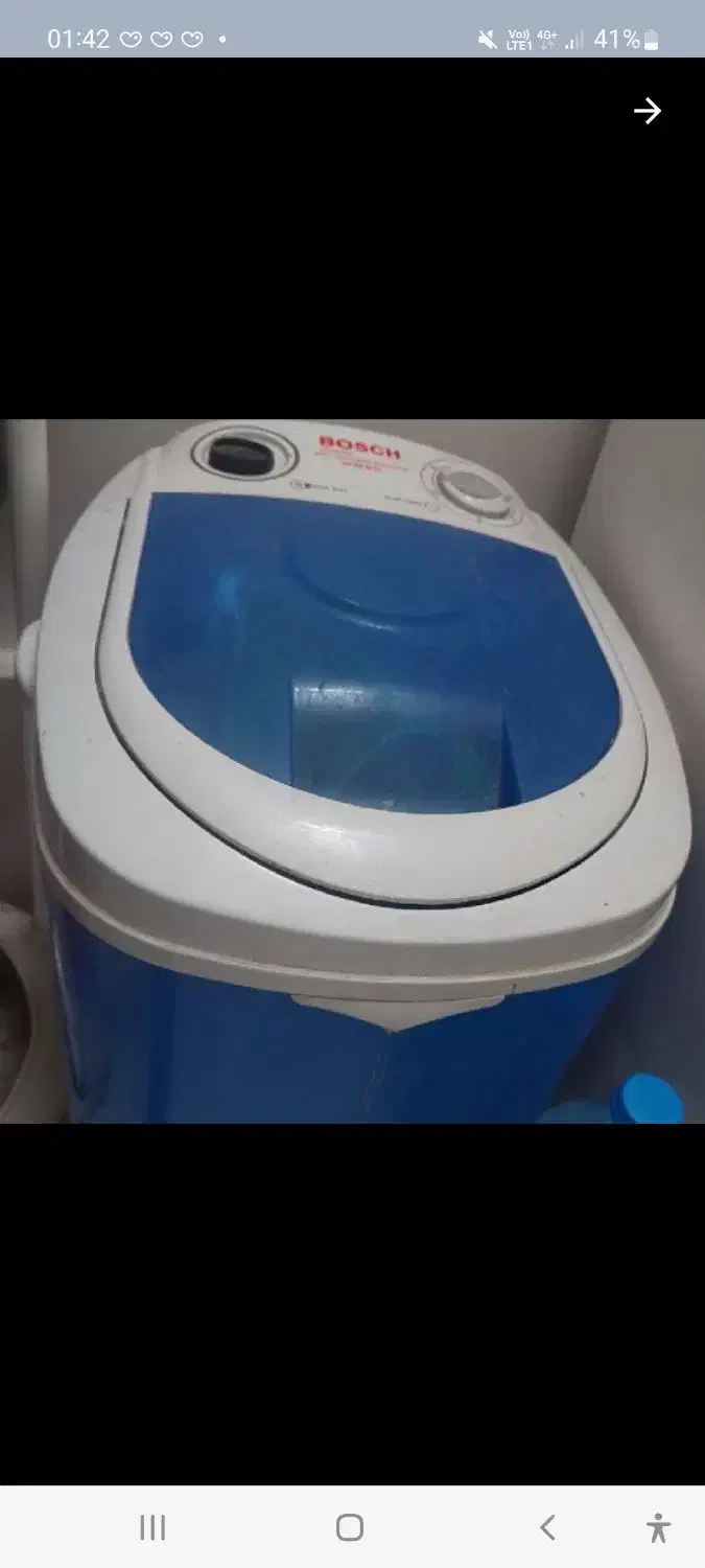 مینی واش بوش ۴.۵ کیلویی|ماشین لباسشویی و خشک‌کن لباس|مشهد, شفا|دیوار