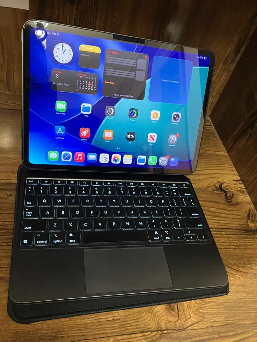 و قلم و کیبورد اپل Ipad pro m4 11 inch 512 wifi|تبلت|مشهد, آزادشهر|دیوار