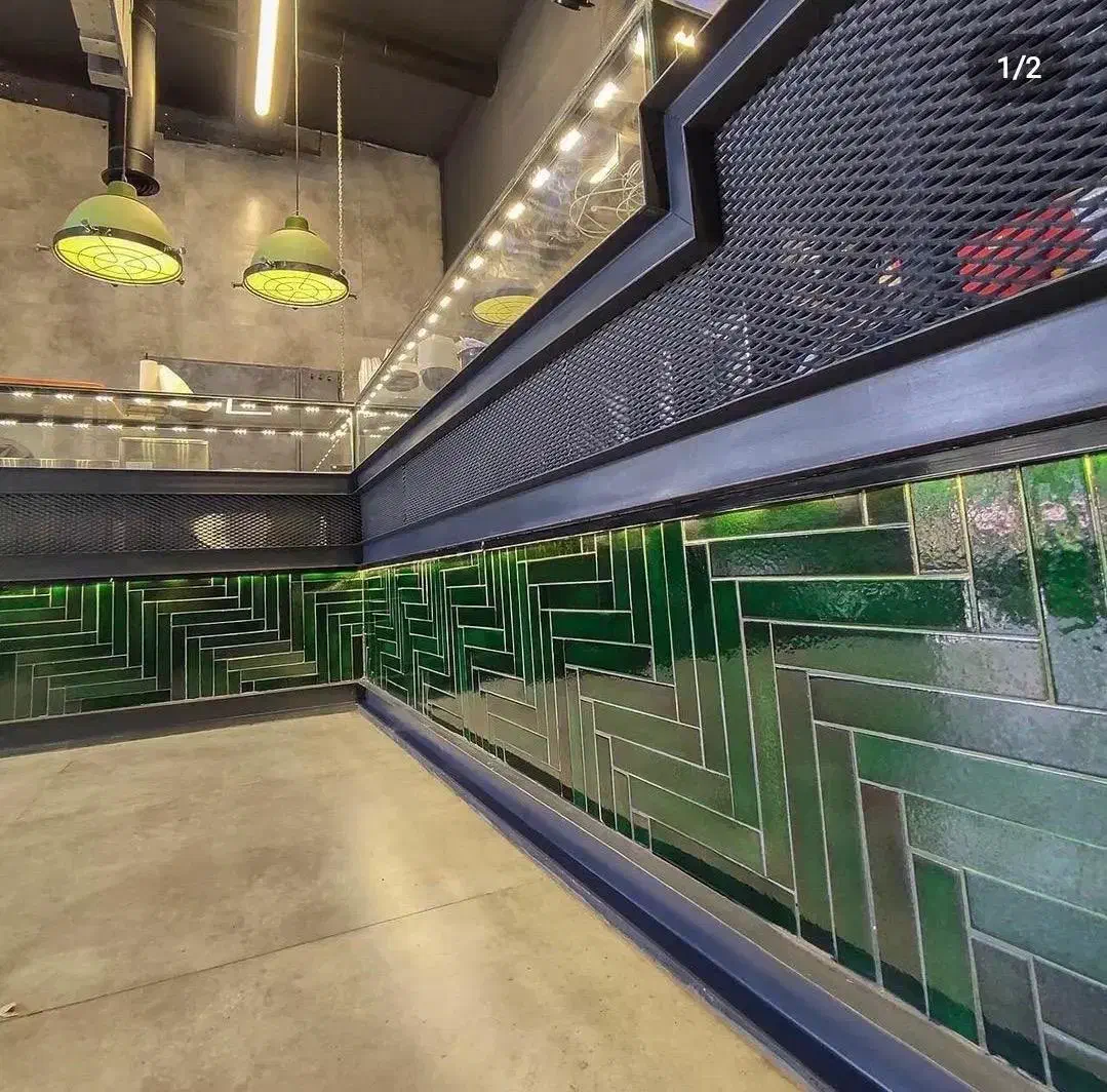 آجرلعابدار کاشی لعاب دار کاشی دست ساز|مصالح و تجهیزات ساختمان|هشتگرد, شهرک گلها|دیوار