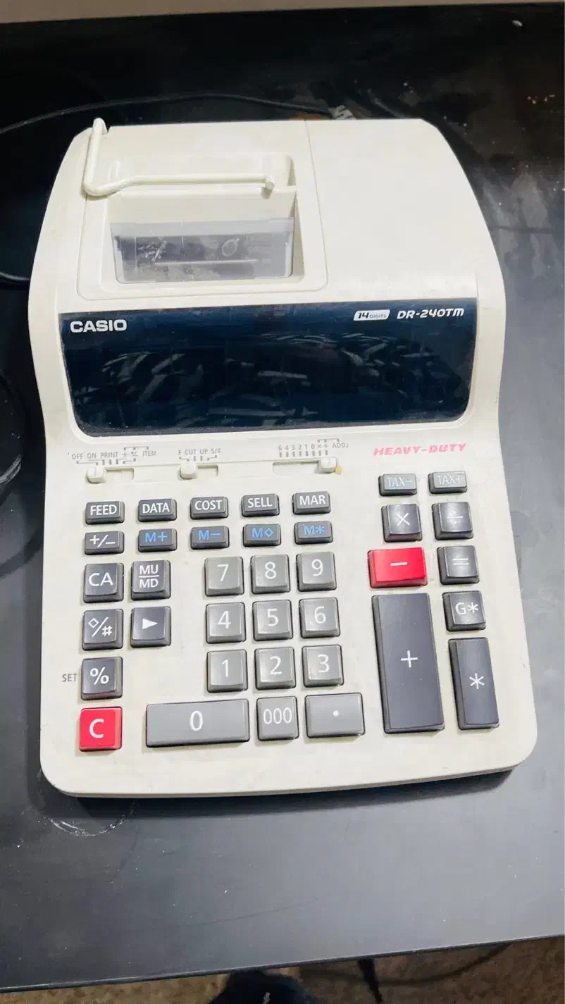 ماشین حساب برقی پرینتر دار casio|دفتر کار|شیراز, معالی‌آباد|دیوار