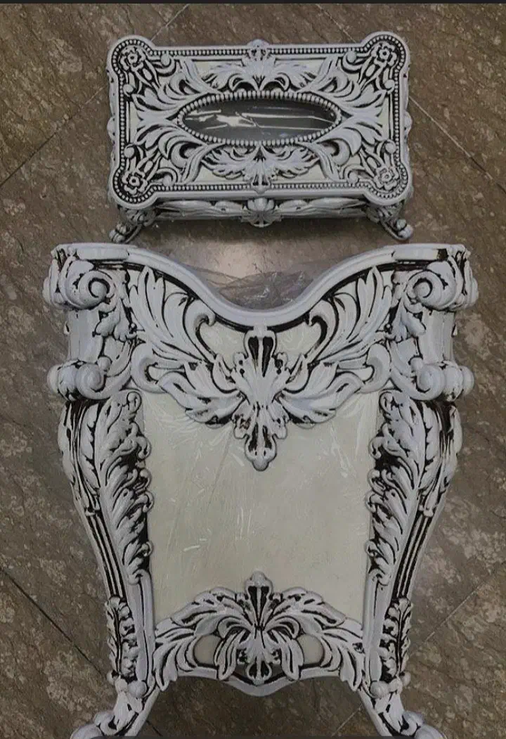 جا دستمال کاغذی همراه با سطل زباله|صنایع دستی و سایر لوازم تزئینی|تاکستان, |دیوار