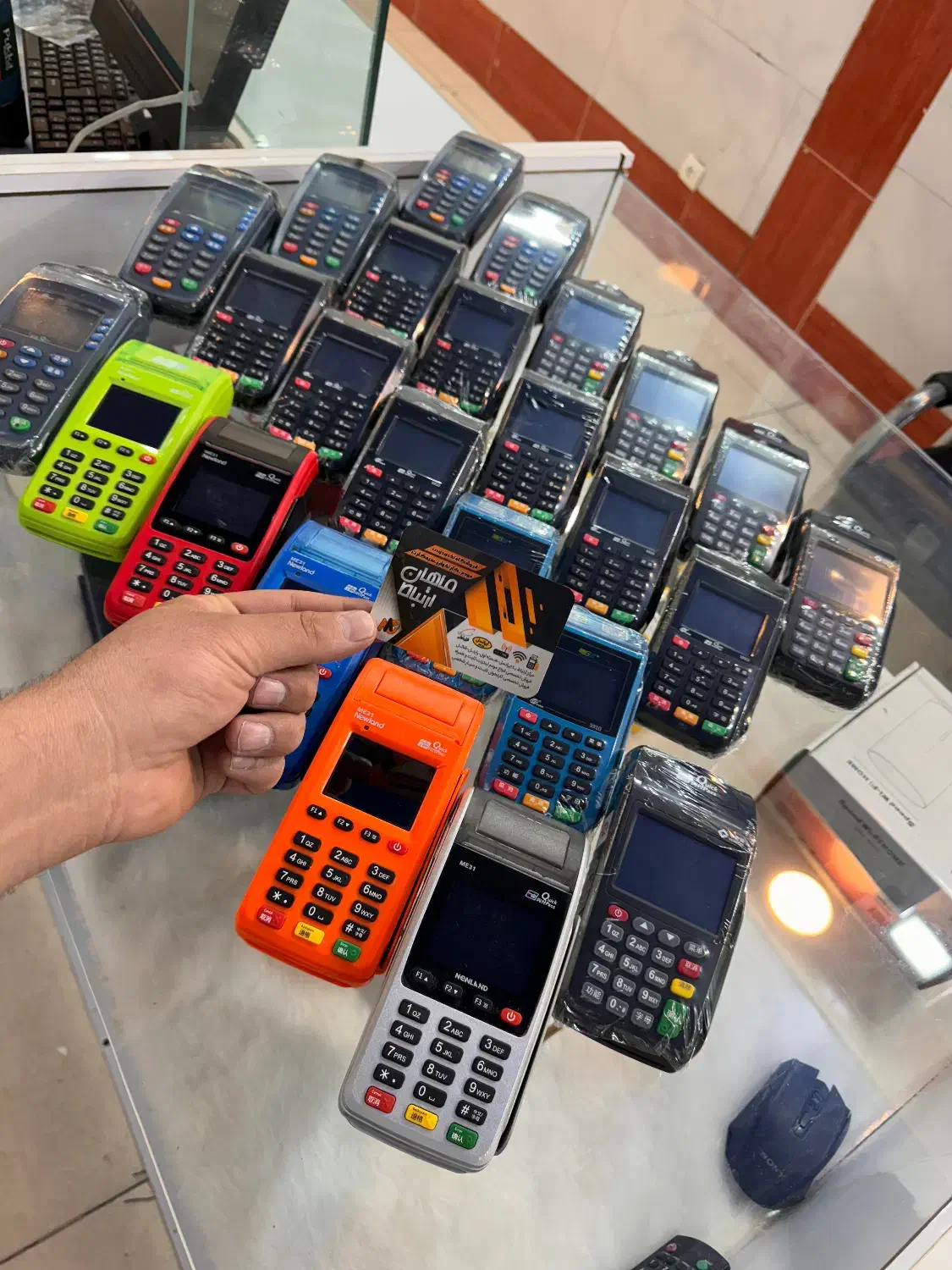 دستگاه کارتخوان i90 sttz پلاس pos بیسیم سیار|فروشگاه و مغازه|اصفهان, شیخ طوسی|دیوار