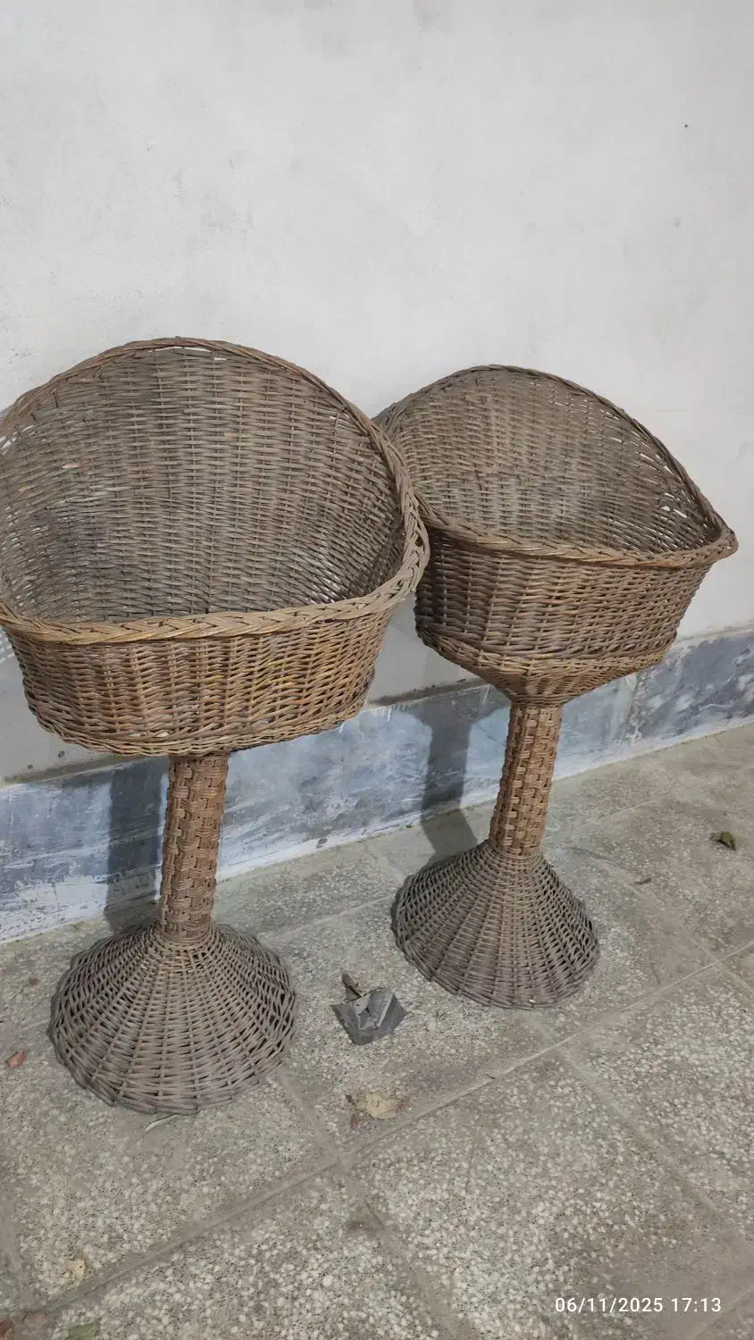 سبد حصیری قدیمی قیمت مناسب|صنایع دستی و سایر لوازم تزئینی|گرگان, |دیوار