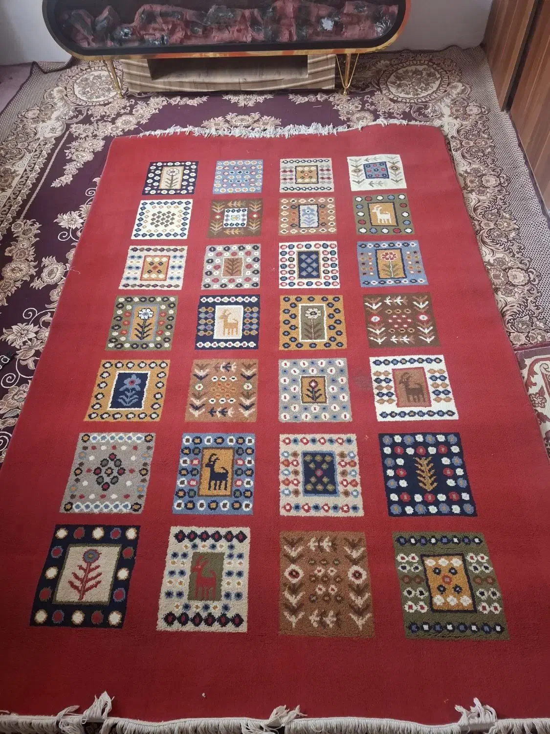 فرش در حد نو، زیبا و شیک|فرش|ملایر, |دیوار