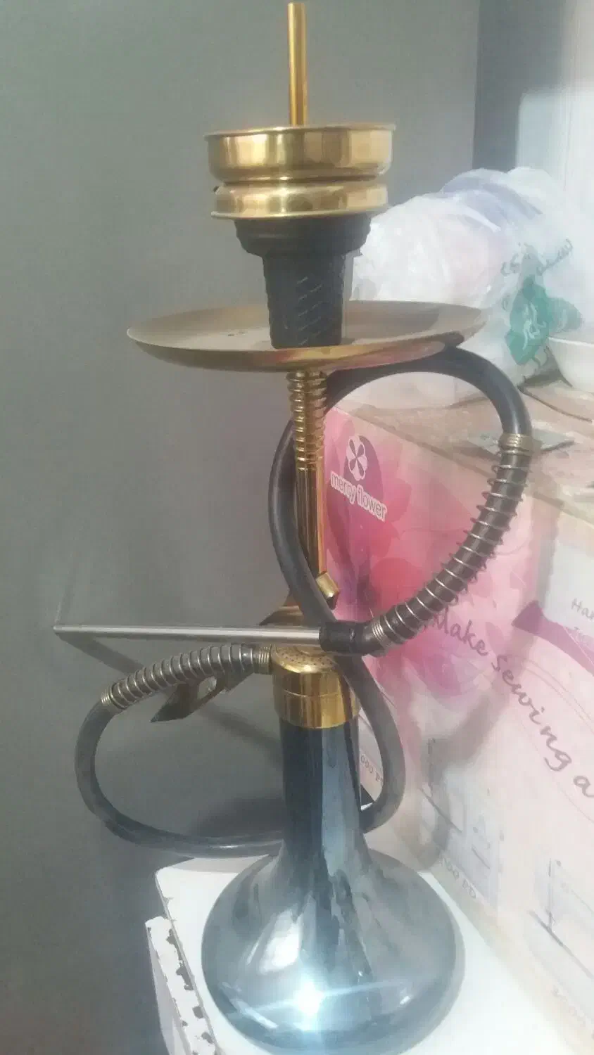 قلیان برنجی|زیورآلات و اکسسوری|باغستان, |دیوار