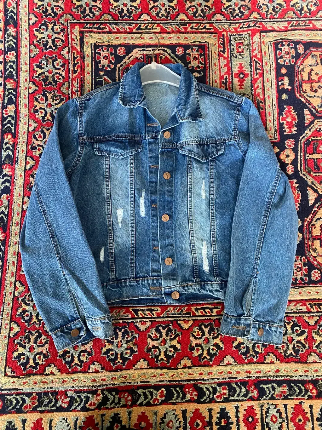 کت بوفالو چرم داخل ببعی|لباس|ایذه, |دیوار