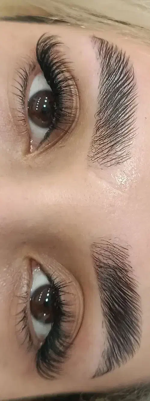 اکستنشن مژه یک ماهه ولیفت ابرومژه باماندگاری۶هفته|خدمات آرایشگری و زیبایی|جیرفت, |دیوار