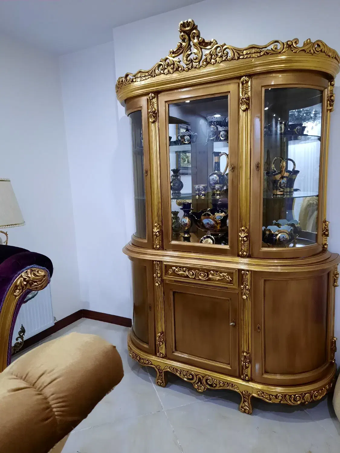 بوفه سه درب|بوفه، ویترین، کنسول|گرمدره, |دیوار