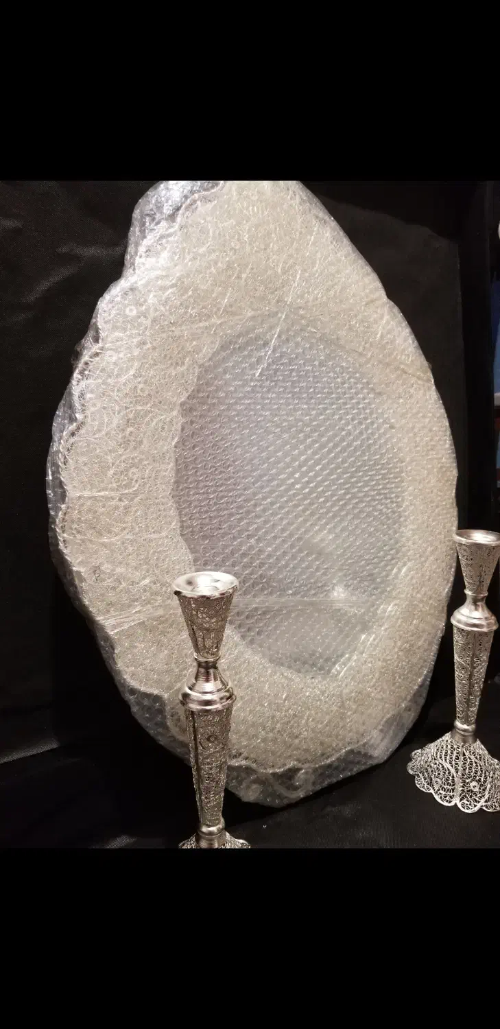 آینه و شمعدان ملیله با روکش نقره|آینه|صدرا-فارس, فاز ۱|دیوار