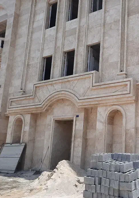 سنگکاری ویلا و نما رومی مدرن آلاچیق باربیکیو ابنما|خدمات پیشه و مهارت|چمستان, |دیوار