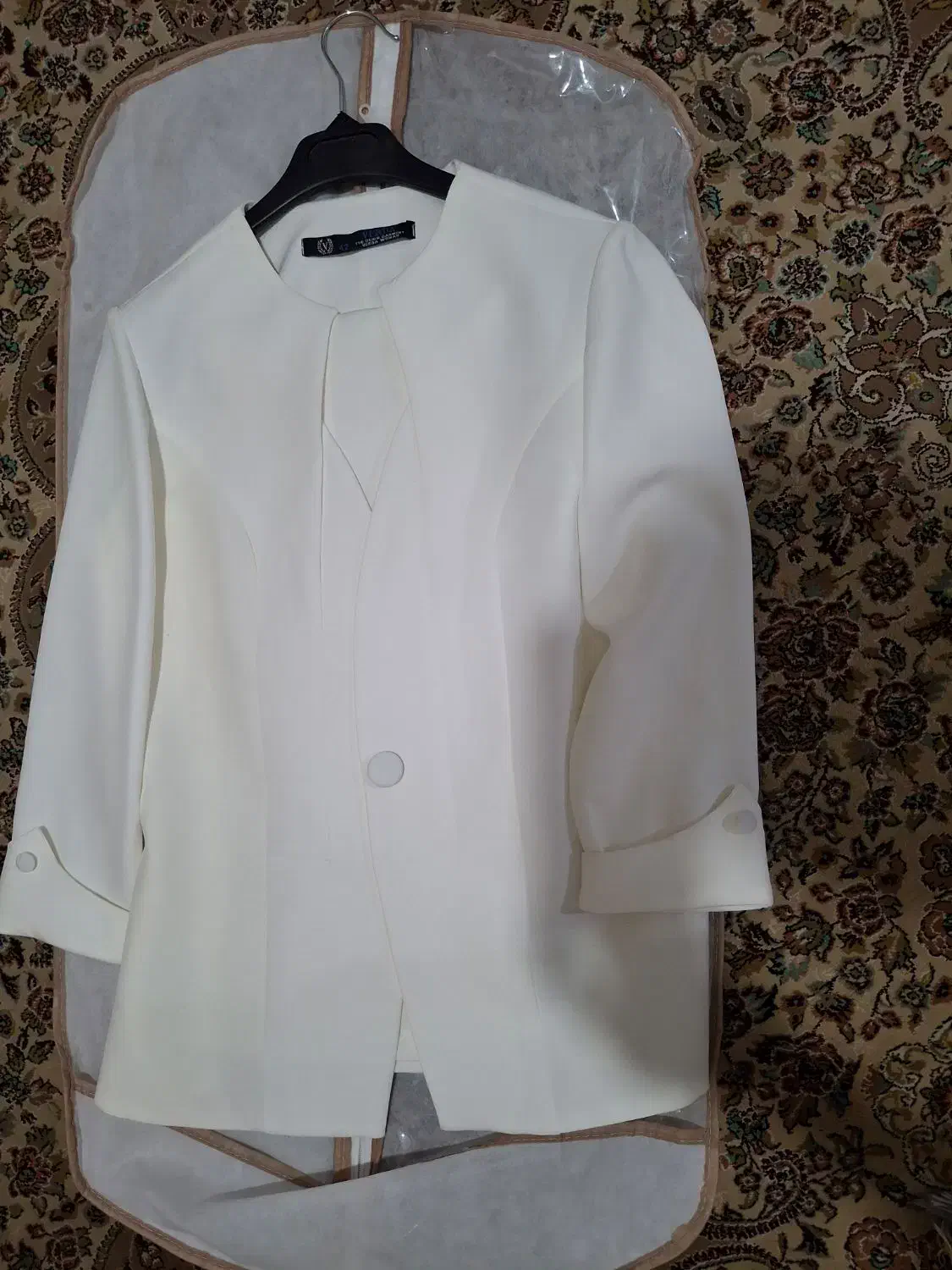 کت و شلوار سفید عقد محضری|لباس|قوچان, |دیوار