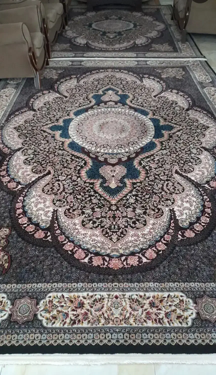 دو تخته فرش ۹متری در حد نو|فرش|قزوین, |دیوار