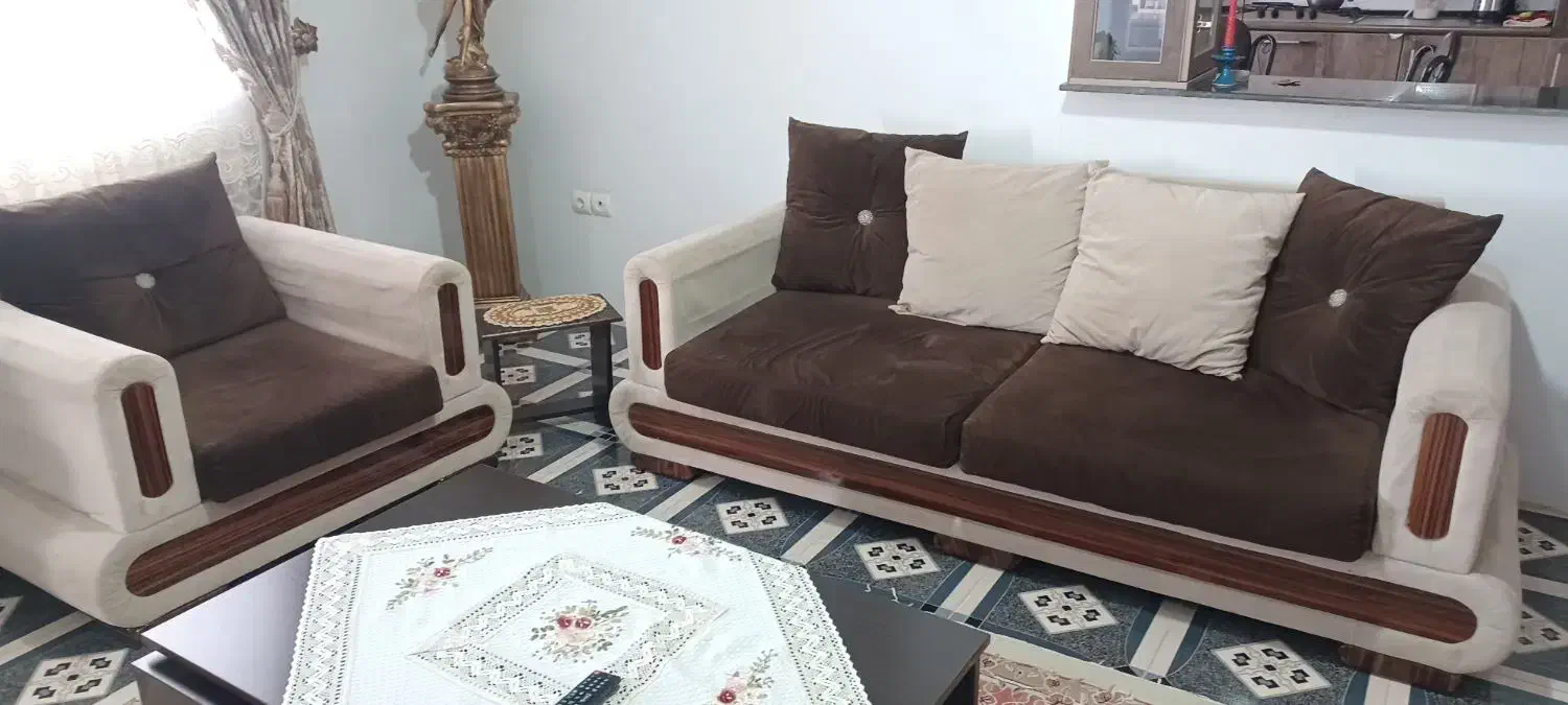 مبل ۷ نفره ترو تمیز|مبلمان خانگی و میز عسلی|آستارا, |دیوار