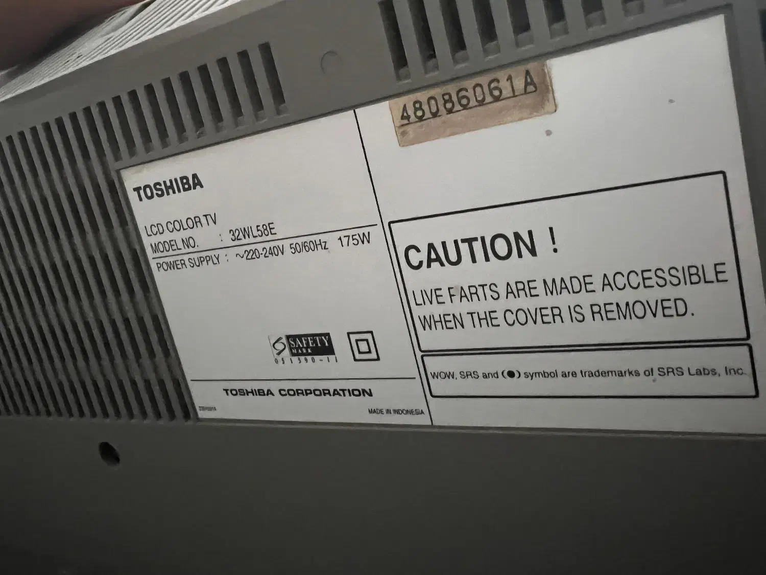 تلویزیون توشیبا|تلویزیون و پروژکتور|مشهد, رضاشهر|دیوار