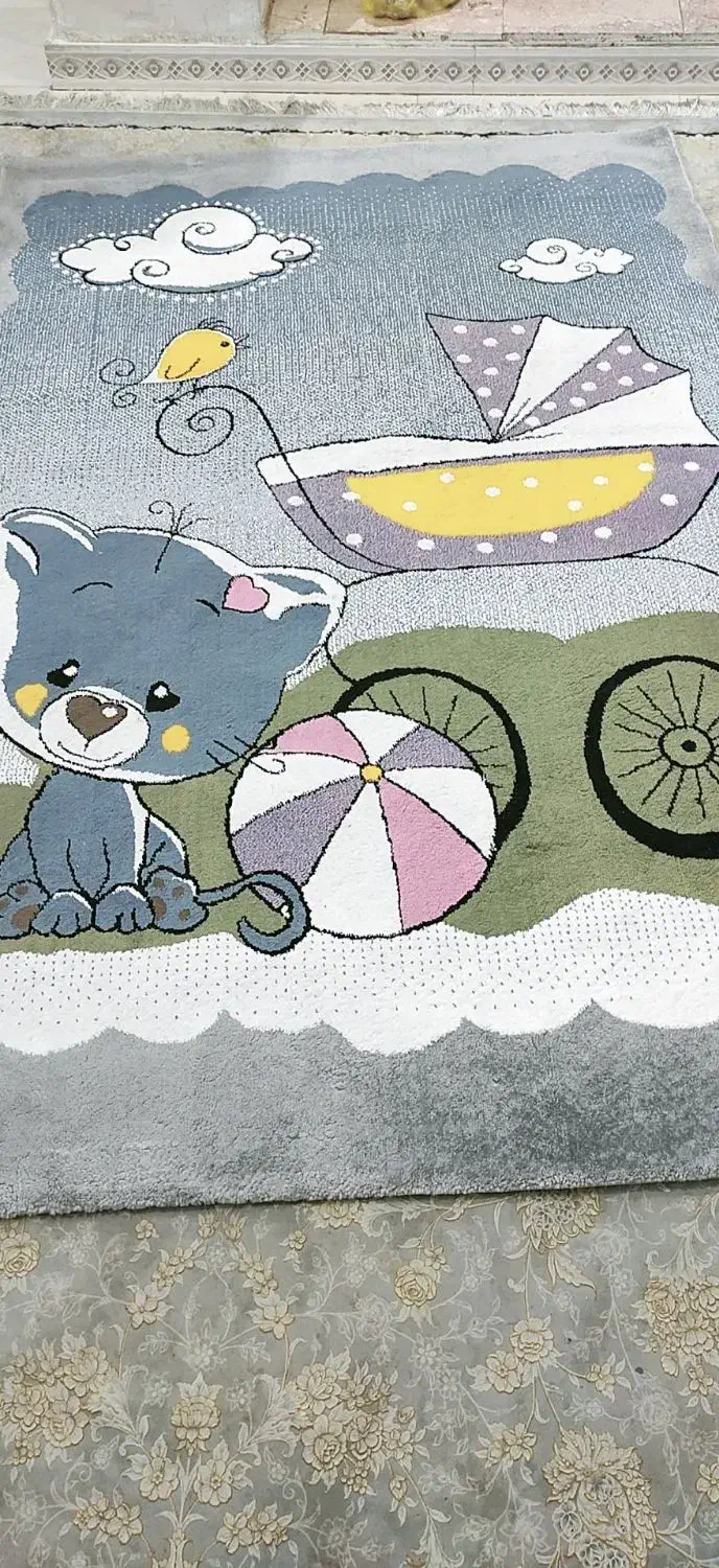 فرش اتاق کودک ۴ متری پنج ماهه خریدم نونو|فرش|پاکدشت, پاکدشت (مامازند)|دیوار