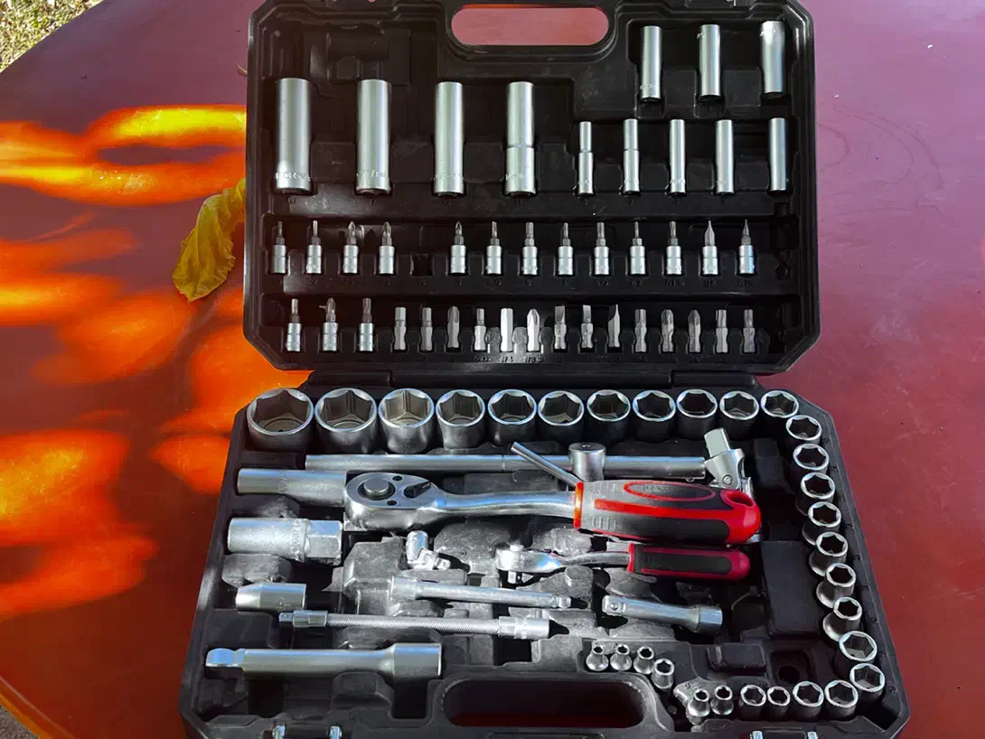 آچار بکس آلمانی در حد نو ۸۷ پارچه|ابزارآلات|هشتگرد, فاز ۷ مهستان|دیوار