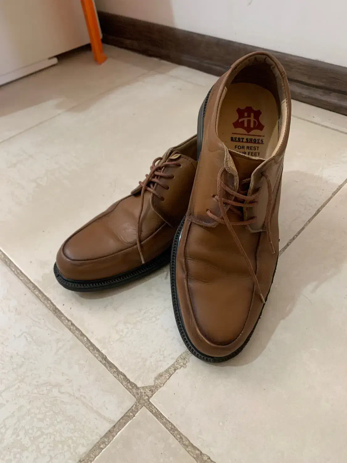 کفش چرم تبریز در حد نو|کیف، کفش، کمربند|تربت‌حیدریه, داروپخش|دیوار