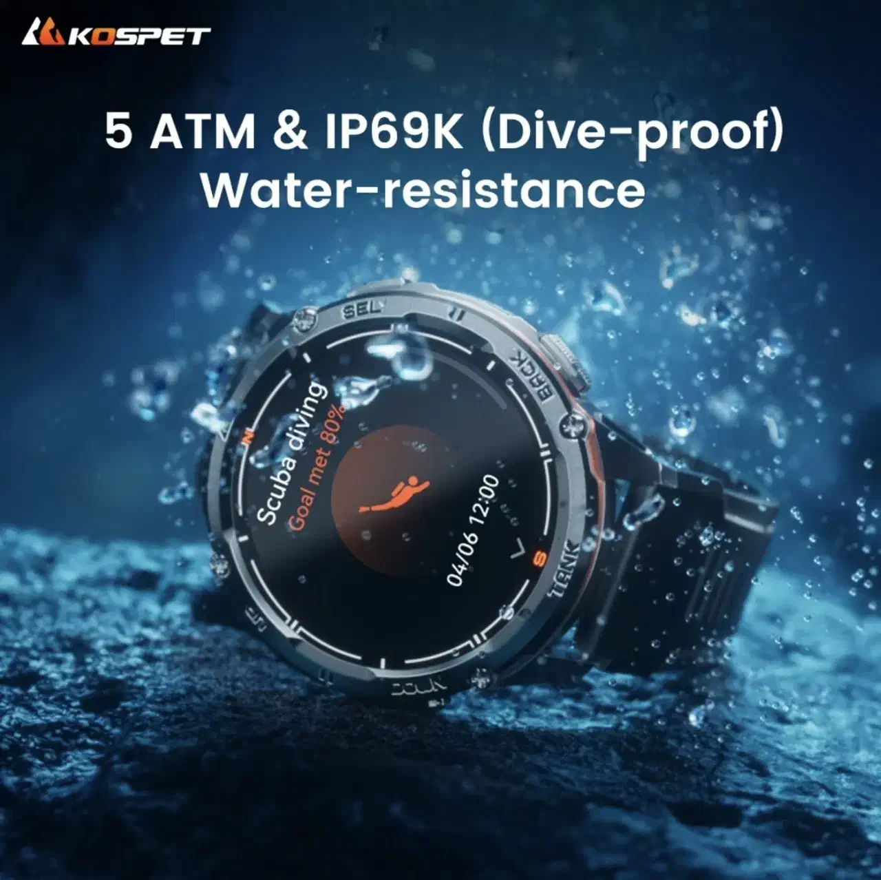 ساعت هوشمند kospet Tank T3 ultra 2|ساعت|لامرد, |دیوار