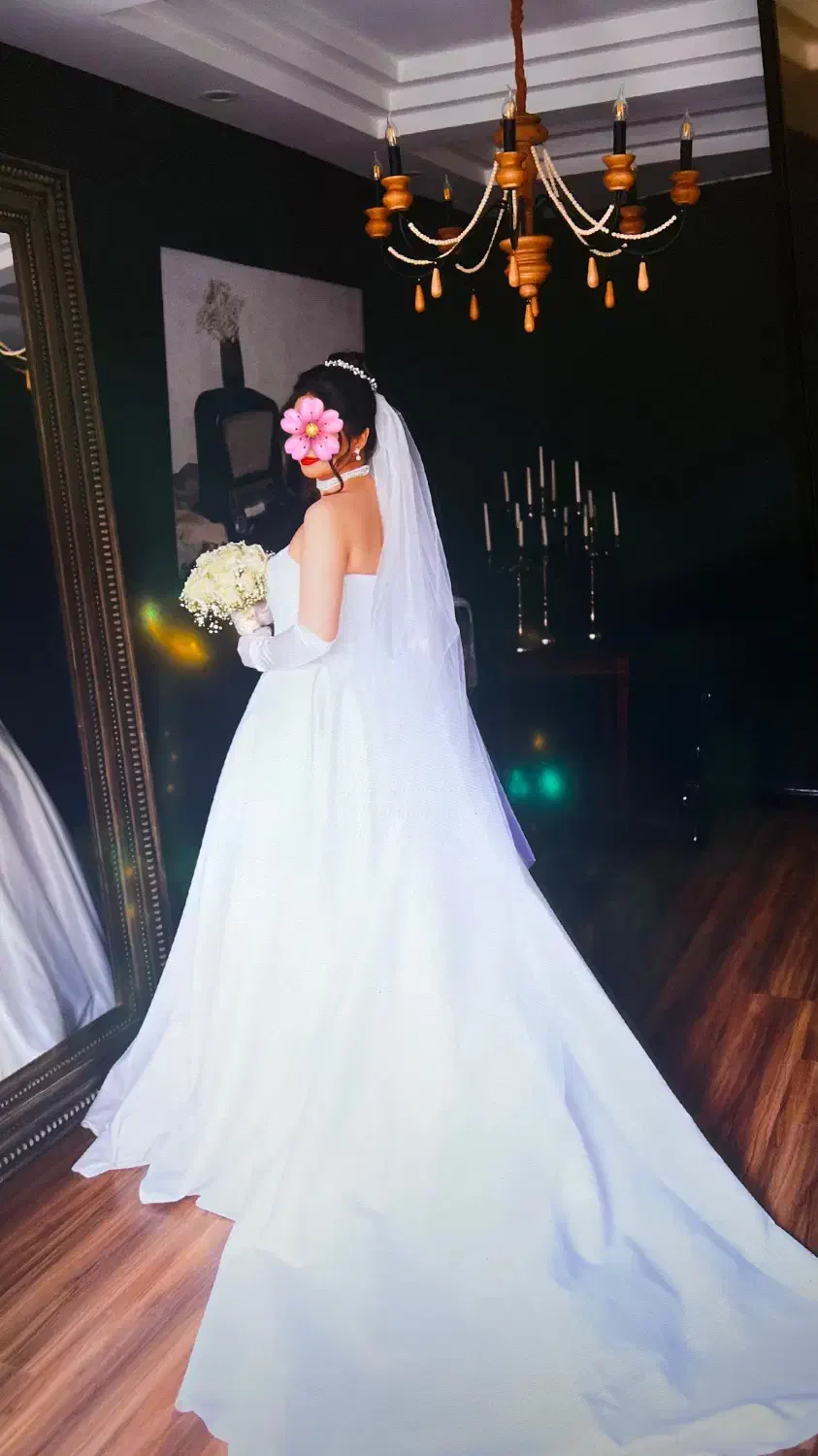 لباس عروس و تور و دستکش و اکسسوری|لباس|مسجد سلیمان, |دیوار