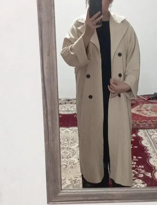 مانتو دیپلمات بلند|لباس|قره پشتلو, |دیوار