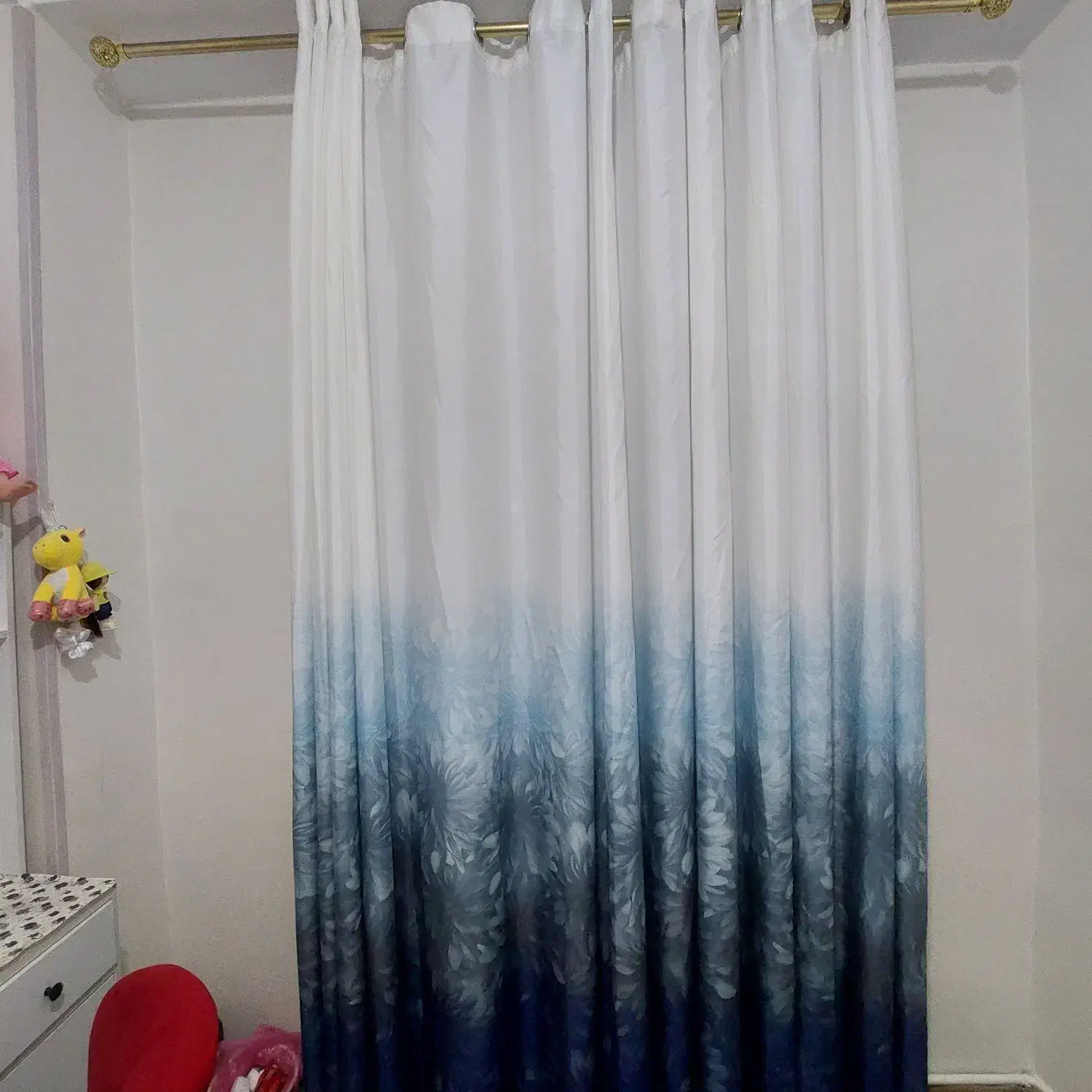 پرده پانچ ارتفاع تمام شده ۲۶۰س|پرده، رانر، رومیزی|کرج, حسن آباد|دیوار