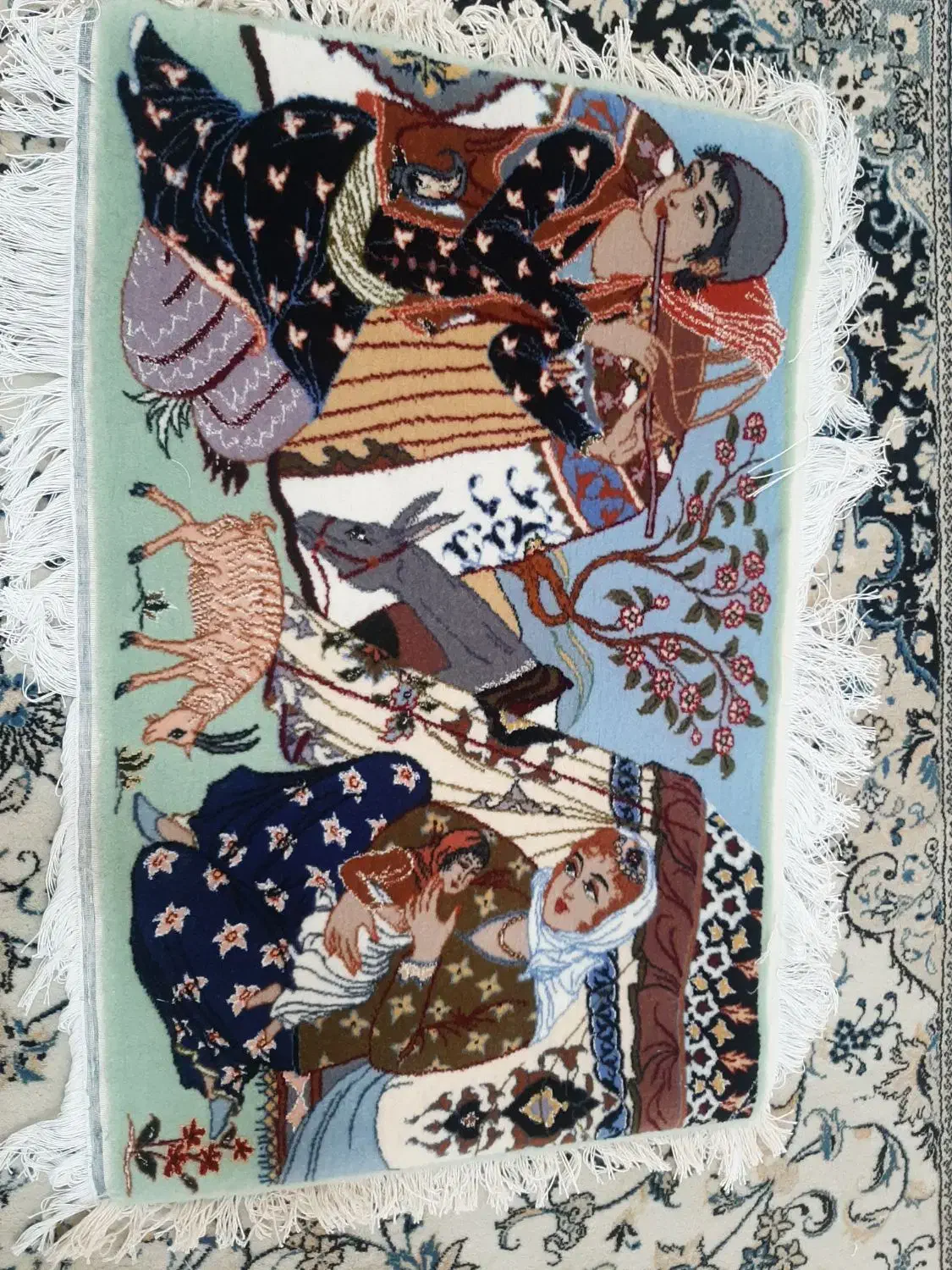 تابلو فرش ابعاد ۸۰در۶۰|تابلو فرش|هندمینی, |دیوار