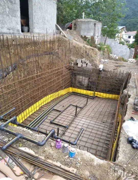 اجرای آرماتوربندی استخر  سقف کلی جزیی|خدمات پیشه و مهارت|رامسر, |دیوار